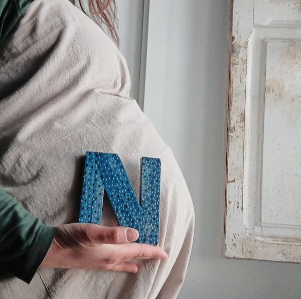 Letras de cerámica personalizable para la pared, nombre bebé, habitación infantil, iniciales, decoración pared, nombre novios, regalo bebé